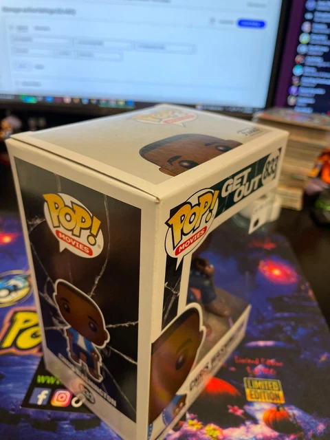 Rr Funko Pop! Chris Washington #833 Get Out Vaulted W/ Protector 7