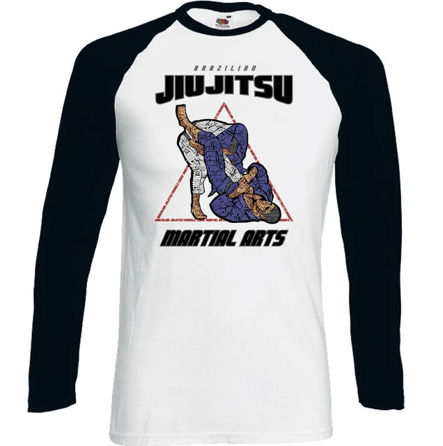 Mens Brazilian Jiu Jitsu Word Cloud T-Shirt MMA Mixed Martial Arts BJJ Top UFC