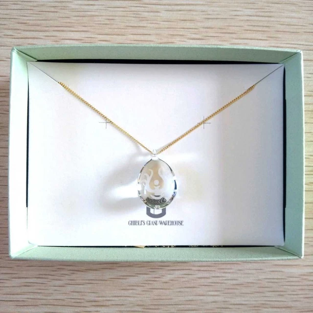 Ghibli Park Ghibli Large Warehouse Limited Edition Flying Stone Necklace Clear