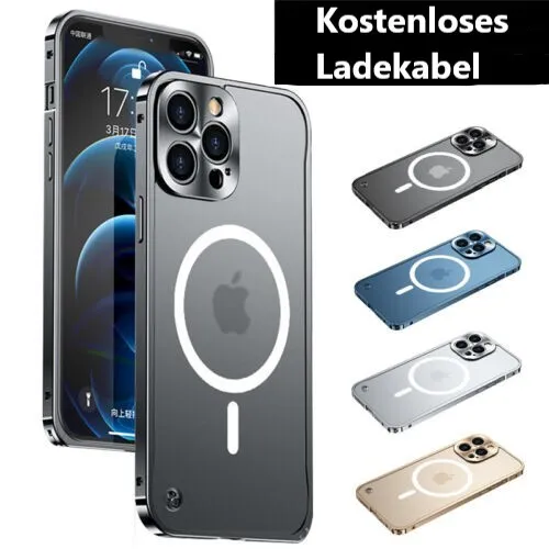 MagSafe Hülle Für iPhone 14 Pro Max Handyhülle Case Metall Rahmen Matt Magnet 2