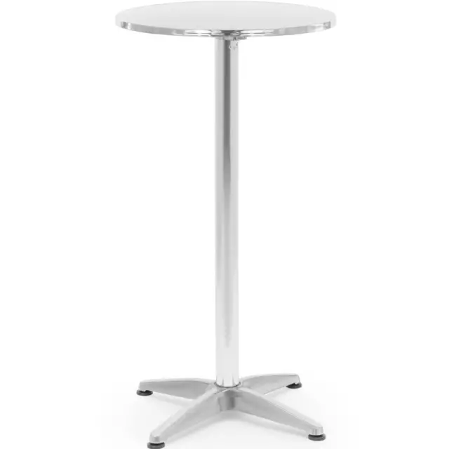 Table ronde pliante - réglable en hauteur - Ø 60 cm - Royal Catering Table de bi