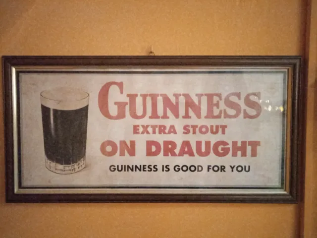 Quadro Arredo Guinness Insegna Pub In Legno . Ottimo