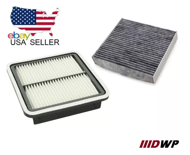 Engine Air Filter + Charcoal Cabin Filter For Subaru 2010 -2019 Legacy & Outback