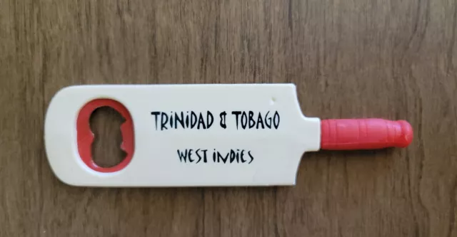 Trinidad And Tobago Souvenir Flag Bottle Opener 5" Long