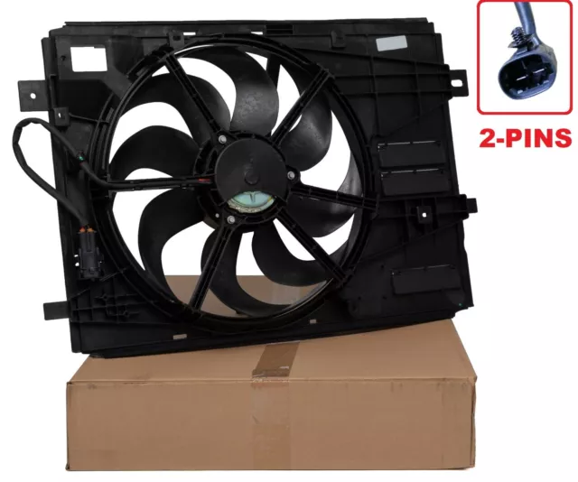 Toyota Proace Vauxhall Vivaro 2019- Cooling Radiator Fan Motor 9806313880 *2-Pin