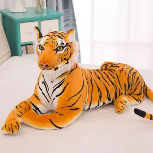 30CM Large Giant Wild Animal Tiger Teddy Leopard Soft Plush Stuffed Toy 3