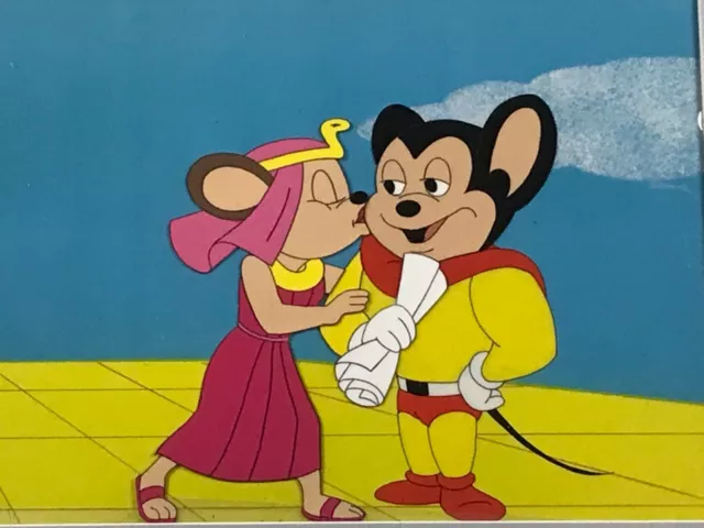 Animation Production Cels - Mighty Mouse - Pilot Cartoon Episode - 1980’s
