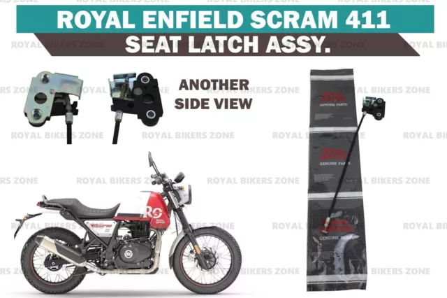 Royal Enfield Scram 411 „Sitzverriegelung."