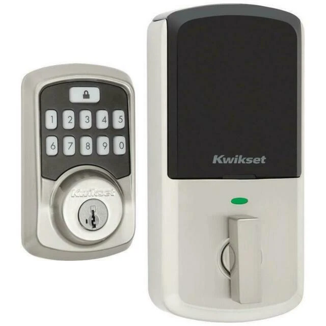 Bloqueo inteligente Kwikset Aura Bluetooth - níquel satinado (99420-001)