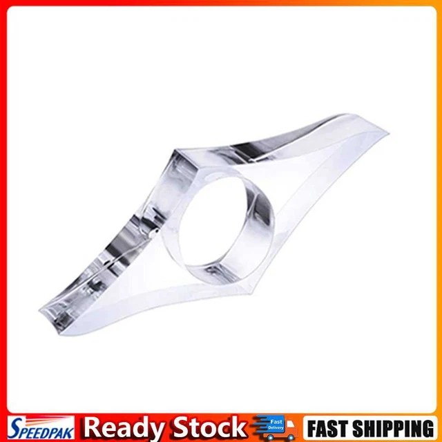 Acrylic Book Paper Clips Page Holder Stationery School Office Bookmarks (L) Hot