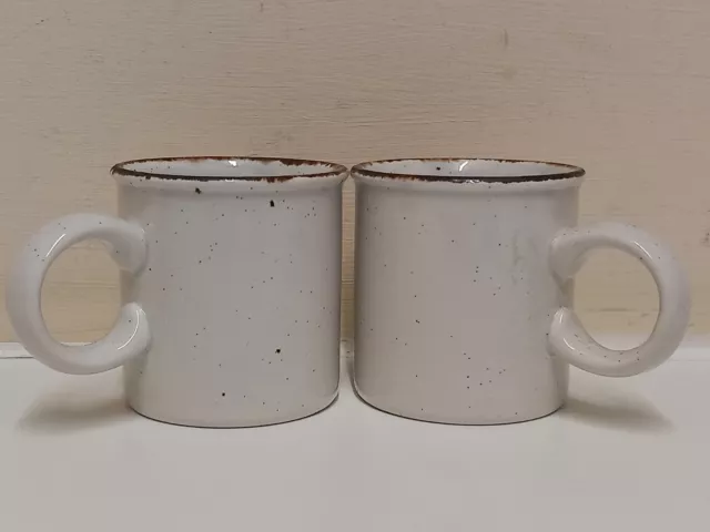 Retro 1970s/80s Midwinter Stonehenge Creation Design Pair of Small Cups 2