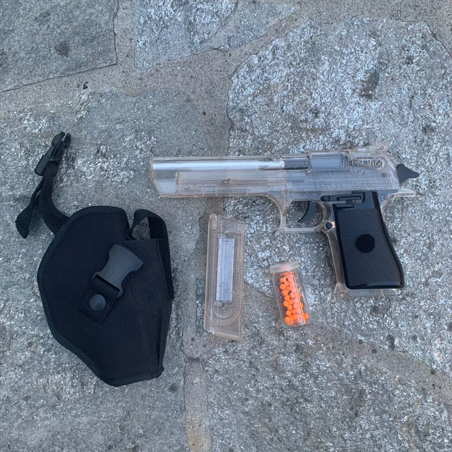 AIRSOFT BB GUN Desert Eagle Pistol Israel Military Industries Holster