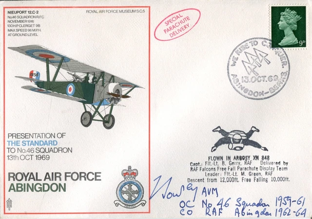 WW2 RAF 26 Squadron P-51 Mustang pilot MRAF Freddie Sowery signed cover ...