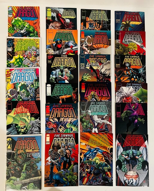 Lot Of 62 Savage Dragon V1 #1-3 / V2 #1-77 Run + Minis / 1 Shots  Image  Larsen