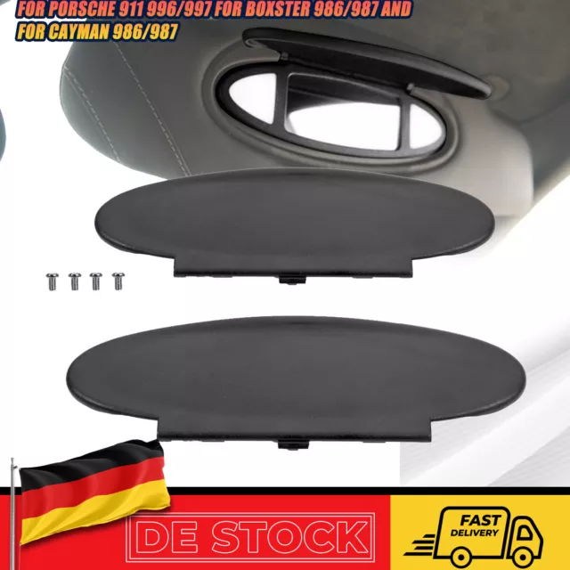 2X Sonnenblende Visier Spiegelkappen für Porsche 911 996 997 für Boxster 986 FC