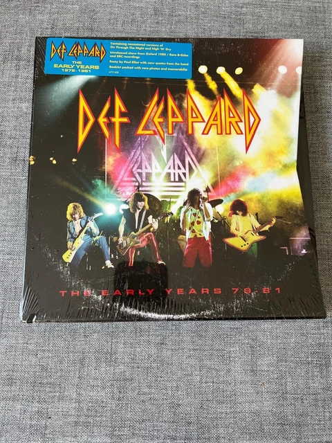 DEF LEPPARD THE Early Years 1979-1981 5 x CD & BOOK BOX SET NEW