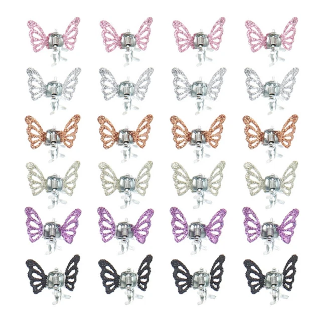 Fermagli A Farfalla In Metallo - Per Capelli, Accessori Moda Femminile E Sposa