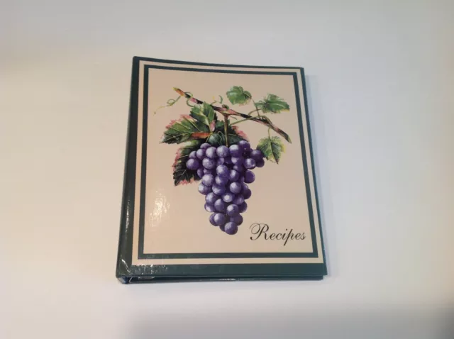 NOS Blank Recipe Book-Wipe Off Pages