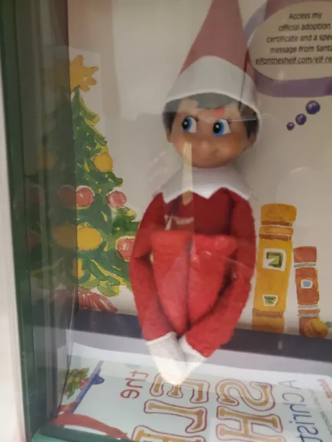 NEW ELF ON The Shelf a Christmas Tradition Toy Figure Boy Blue Eyes ...