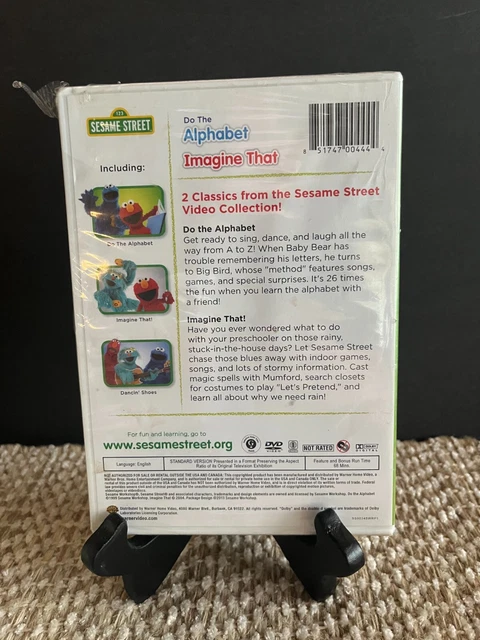 SESAME STREET: DO the Alphabet/Imagine That (DVD, 2013) Brand New