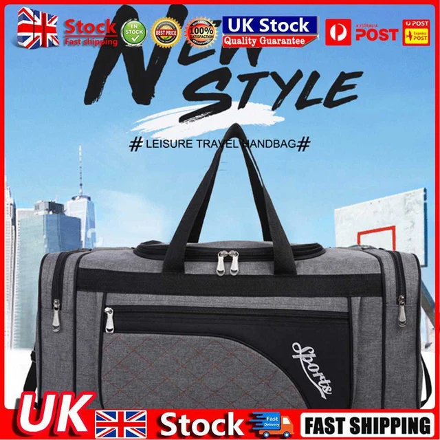 Oxford Dry Wet Separation Bags Large Capacity for Travel Swimming (Dark Grey) H1