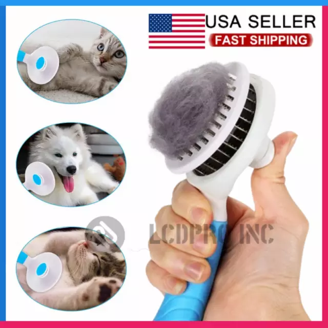 Pet Hair Brush Remover Tool Cat Dog Grooming Dematting Comb Needle Reduce Lint