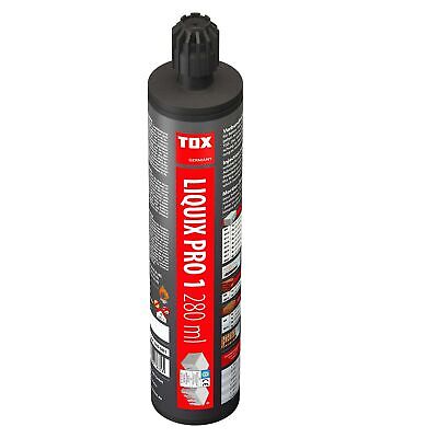Mortero compuesto TOX Liquix Pro 1 280 ml + 2 mezclador estático mortero de inyección