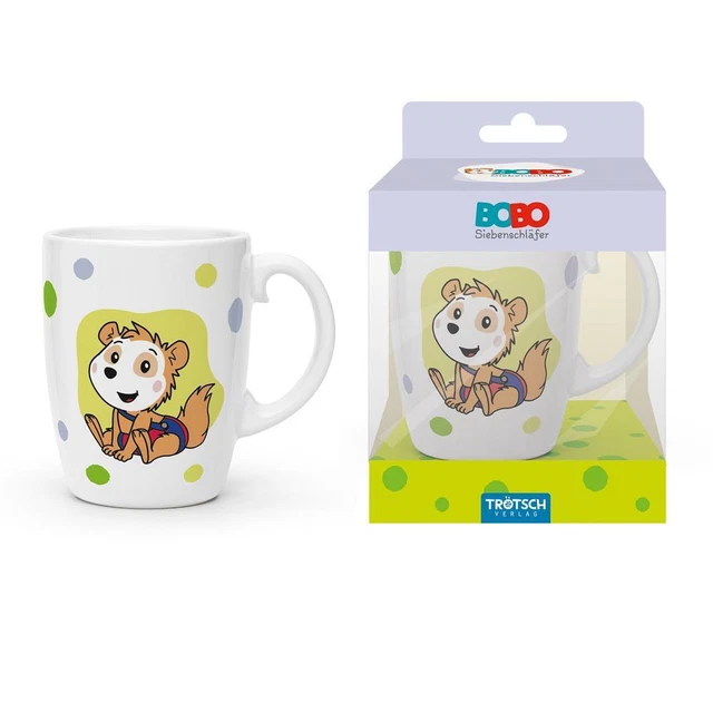 Trötsch Verlag | Trötsch Bobo Siebenschläfer Kindertasse grün Geschenktasse...