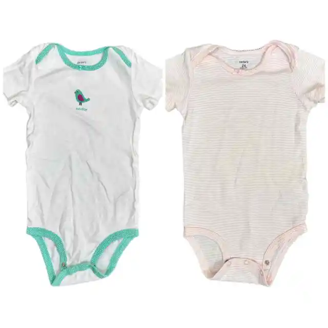Baby Bodysuit Months Bodysuits Sleeve 24 Boy Long Infant Carter's Girls Lot Pack