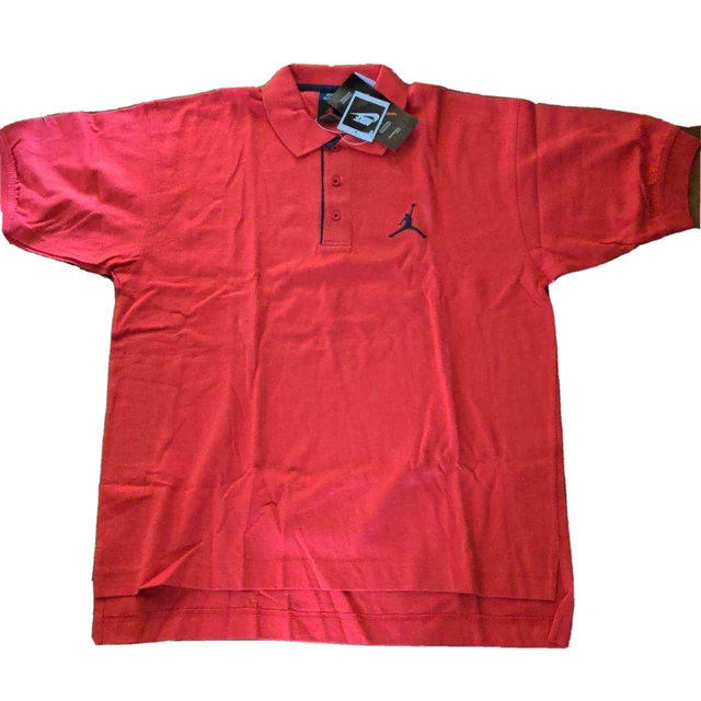 Vintage Michael Jordan Jumpman Nike Unused With Tag Polo Shirt Size Medium