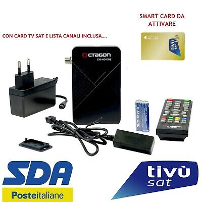 SAT DECODER TV SAT HD MULTISTREAM CON LISTA CANALI TV SAT OCTAGON SX-8 