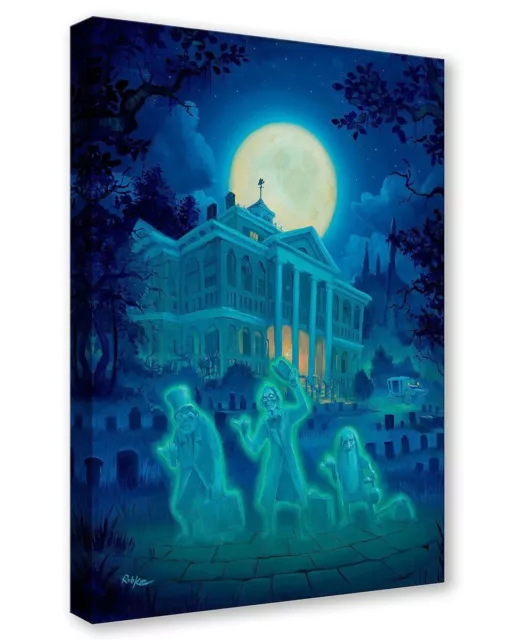 Haunted Mansion Disney Fine Art Rob Kaz Lt Ed 1500 TOC Beware Hitchhiking Ghosts