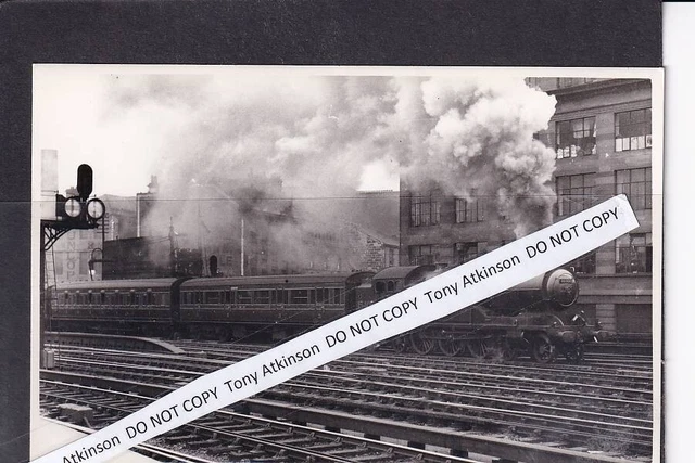 LMS - EX Glasgow & Swr - 540 Class 4-6-4T No. 15405 - Vintage Image ...