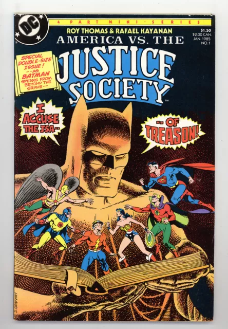 America vs. the Justice Society #1 (1985) 9.0 vf/nm