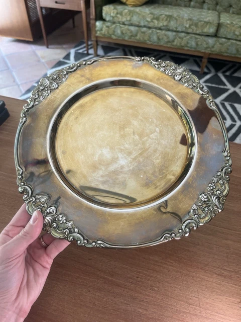 900 Silver Handmirror, Floral Motif - VT #7031 900 Silver Handmirror, Floral Motif - VT #7031