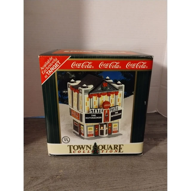 Coca-Cola Town Square Collection 1998 “State Theater" In Box Retired