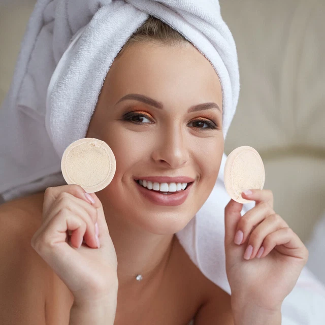 10er-Set Luffa-Pads Fürs Gesicht – Natürliche Reinigungsschwämme Zum Abschminken & Peelen
