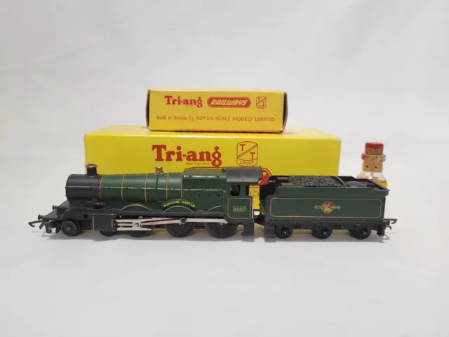 Triang T91 Windsor Castle & Tender, 4082, TT Gauge In Box With Shell Oil