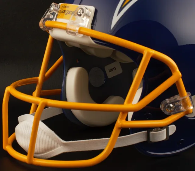 SAN DIEGO CHARGERS NFL Schutt OPO-SW Football Helmet Facemask / Faceguard 2