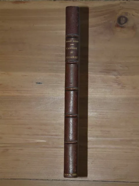 L'abesse de Jouarre 1886 Ernest RENAN exemplaire n°1/25 sur Japon reliu Paul Vié