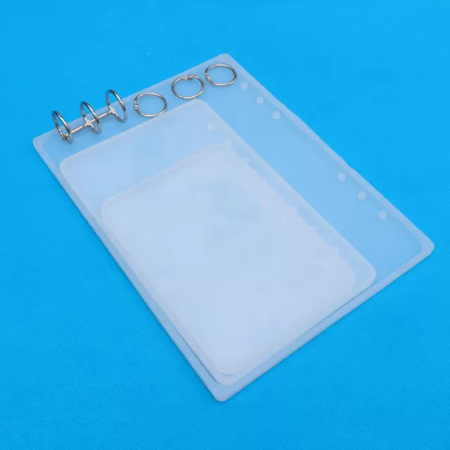 Epoxy Silicone Mold Clear Binder DIY Craft Making Notebook Mould
