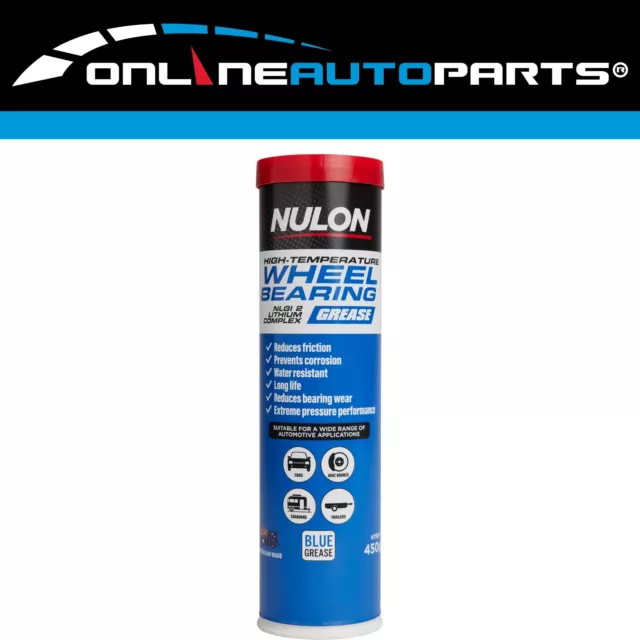 Nulon High-Temp Wheel Bearing NLGI 2 Lithium Complex Grease 450G - Cartridge