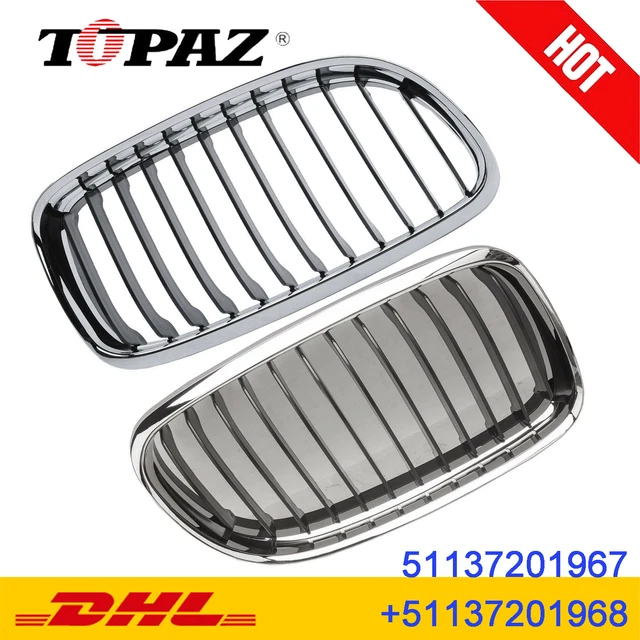 3 Bandes De Calandre Colorées Pour BMW E90 E91 LCI 2009-2012 - 12 Lames