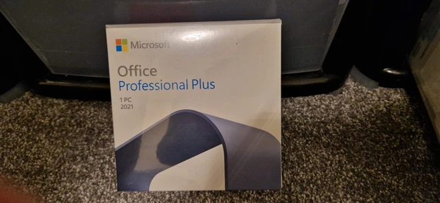 MICROSOFT OFFICE 2021 Professional Plus - Full Retail DVD Package-1PC ...