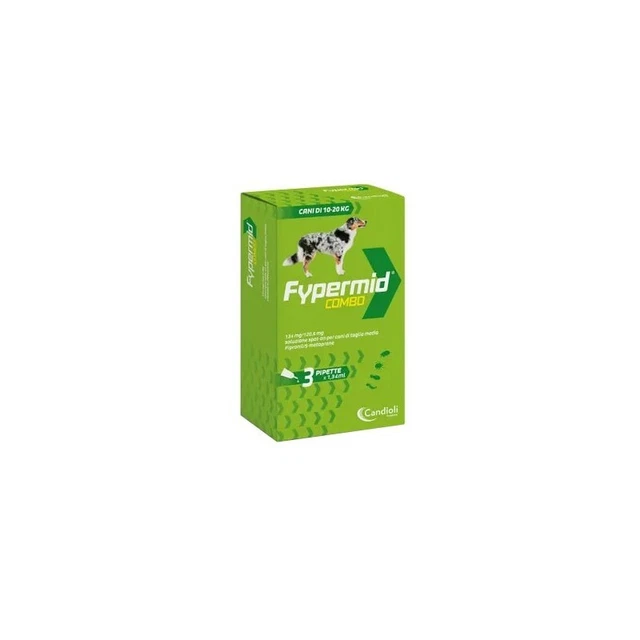 CANDIOLI Fypermid Combo - Spot-on Solution for Dog (10/20 kg) 3 Drops 1,34 ml