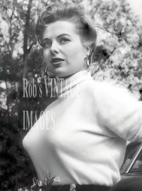 BULLET BRA MAMA Betty Page 3 photo Retro 1940's 1950's Sweater 8 X 10