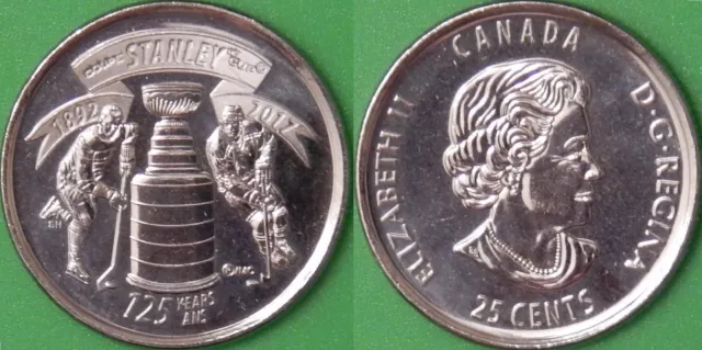 2017 Canada Stanley Cup Quarter Graded as Brilliant Uncirculated