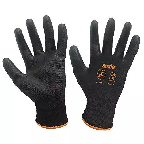 ANSIO 5 paires de gants de travail Gants de travail de manutention générale e...