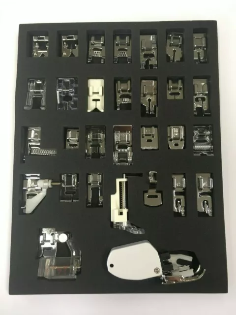 Sewing Machine Presser Foot / Feet 30 Piece Set will Fit Janome Brother Singer