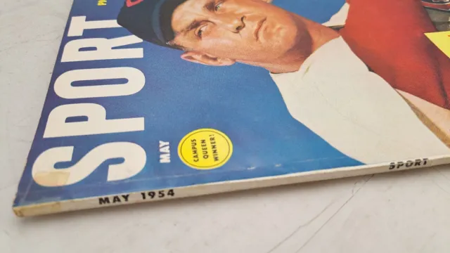 VTG SPORT MAGAZINE May 1954 MLB Cincinnati Reds Ted Kluszewski No Label ...